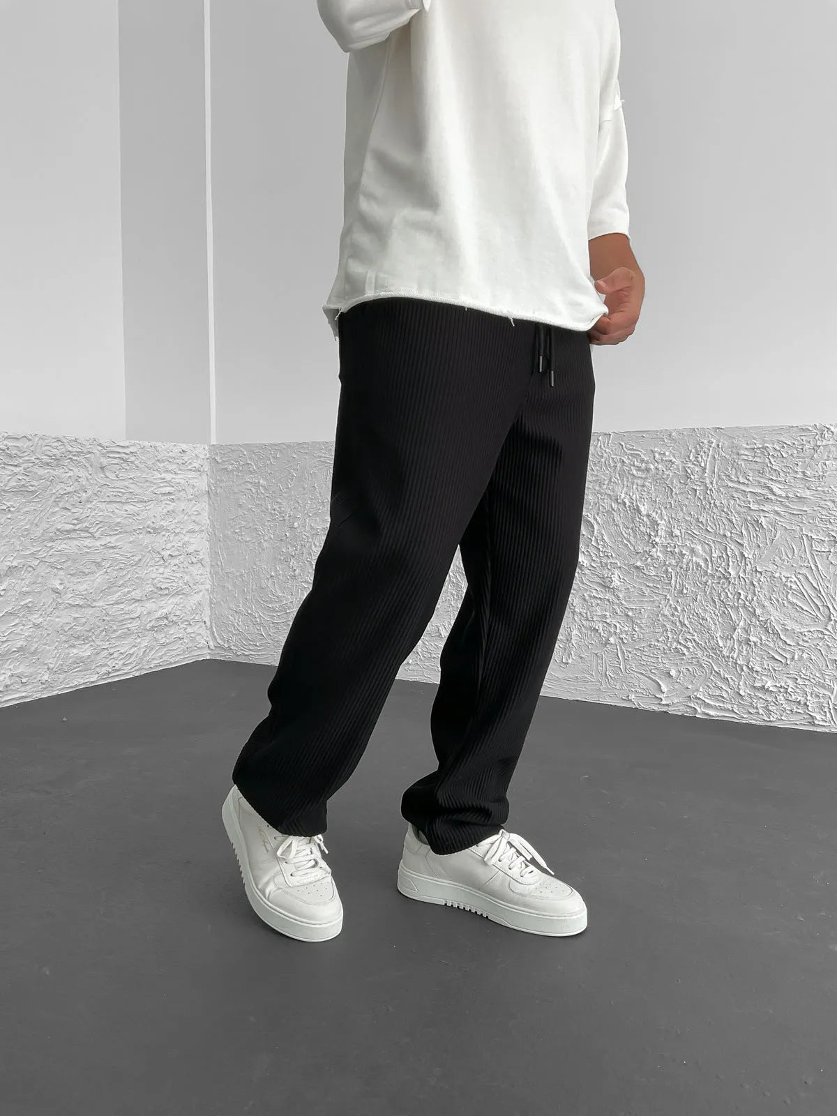 Manuel™ - Ribbed Spandex Trousers