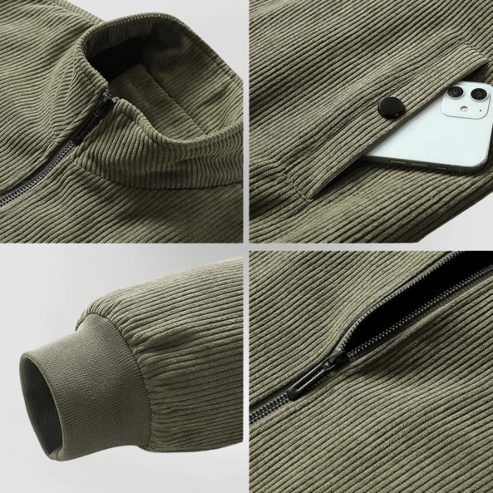 Tom™ - Cord Jacket with Fleece Lining