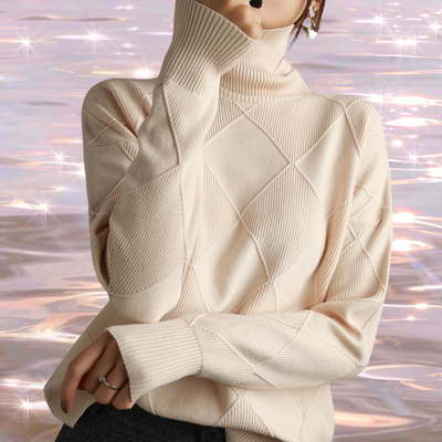 Skylar™ | Soft Cashmere Turtleneck Sweater