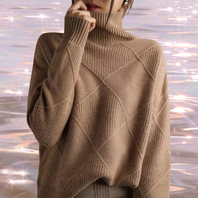 Skylar™ | Soft Cashmere Turtleneck Sweater