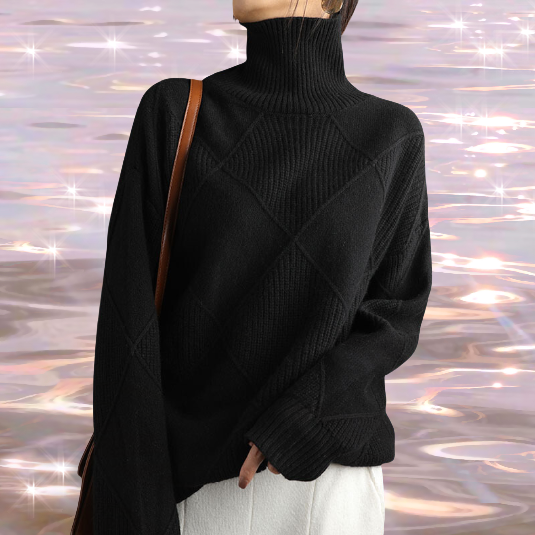 Skylar™ | Soft Cashmere Turtleneck Sweater